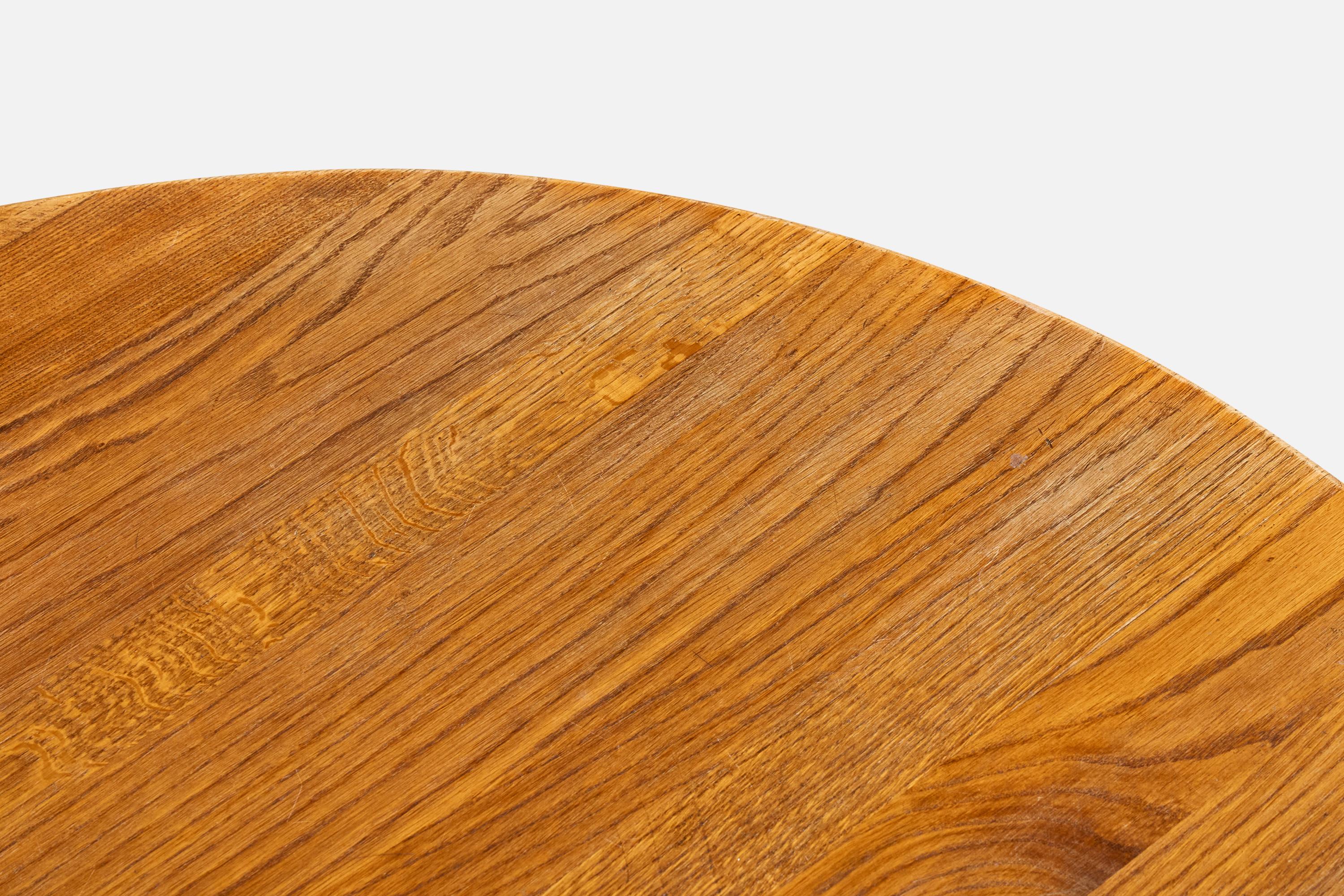 Dutch Designer, Mesa de centro, Roble, Países Bajos, Años 70 en venta 1