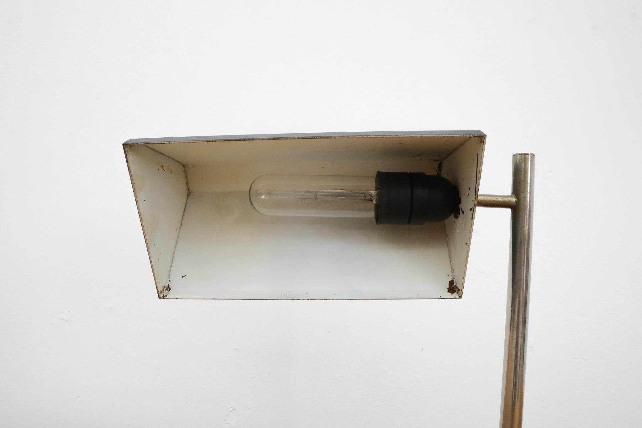 Dutch Desk Lamp by H. Busquet for Hala, 1950s 5