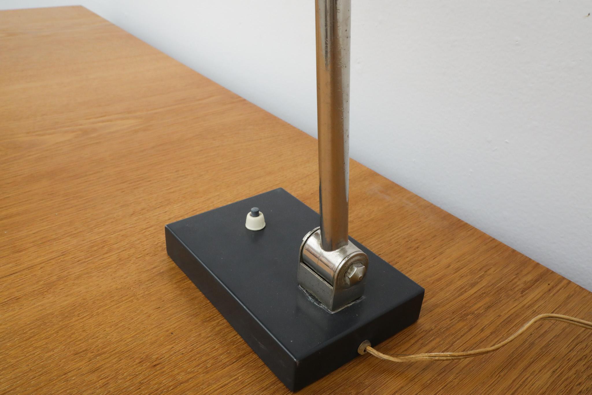 Dutch Desk Lamp by H. Busquet for Hala, 1950s 7