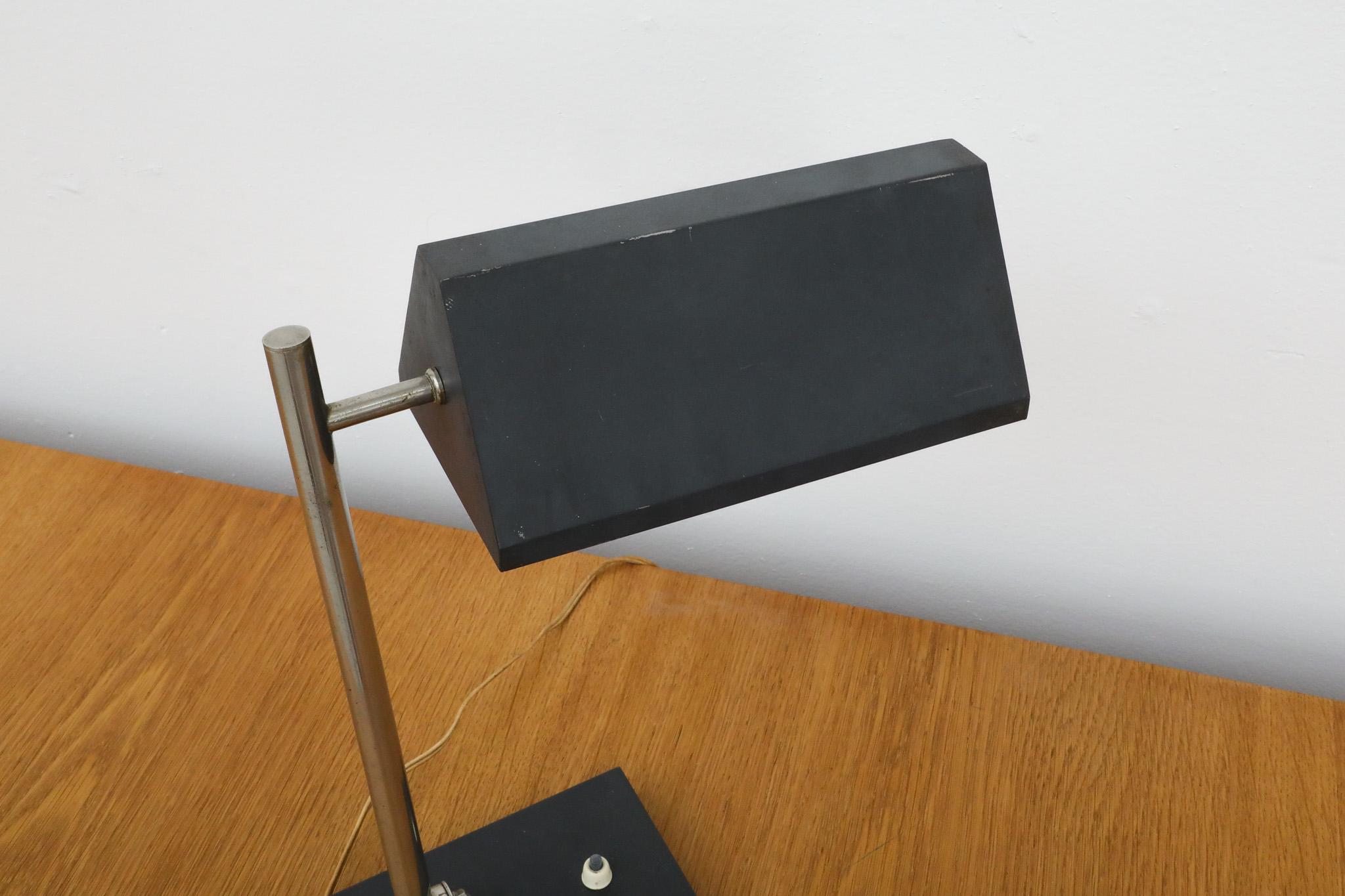 Dutch Desk Lamp by H. Busquet for Hala, 1950s 8