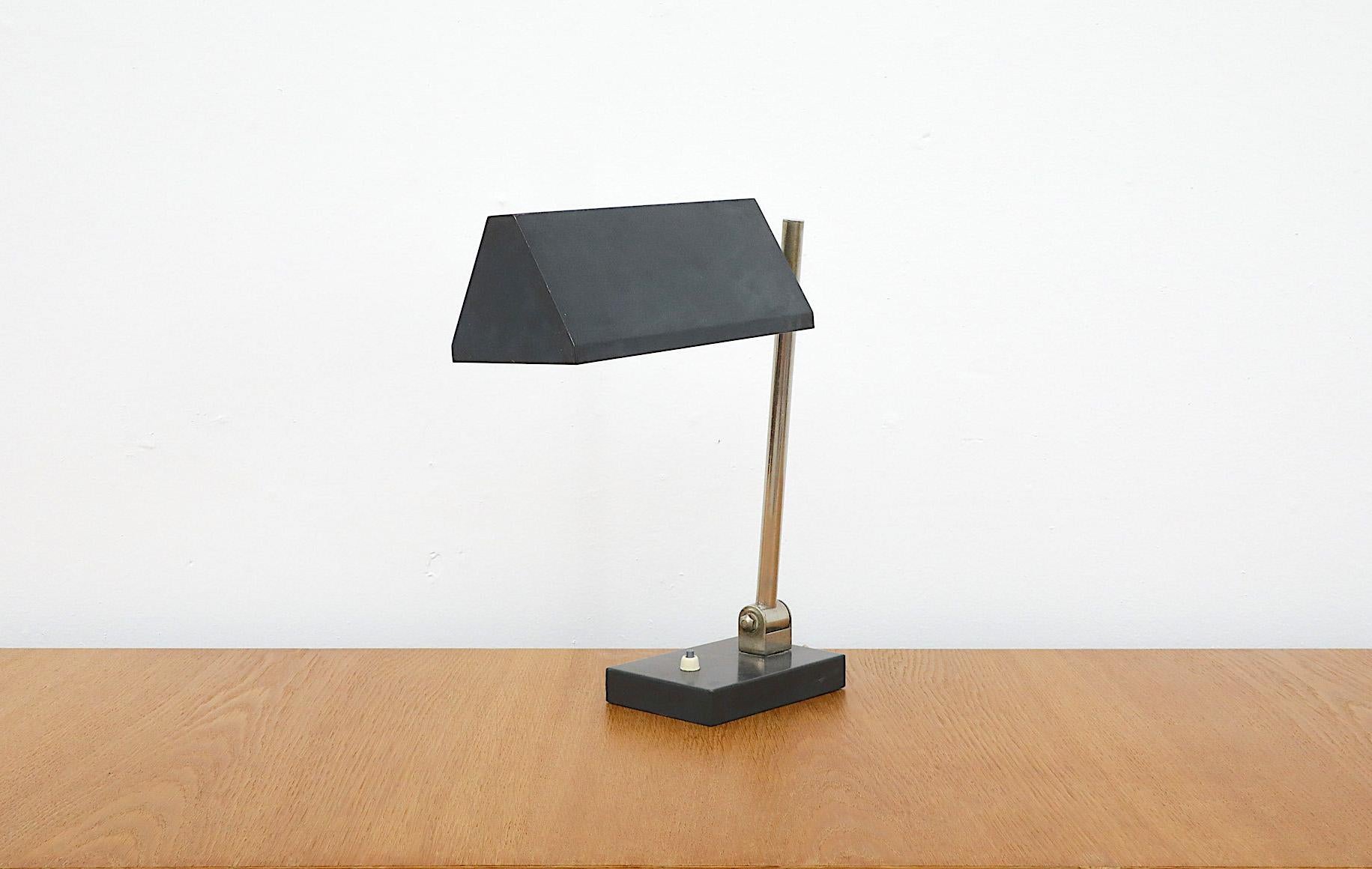 Dutch Desk Lamp by H. Busquet for Hala, 1950s 11