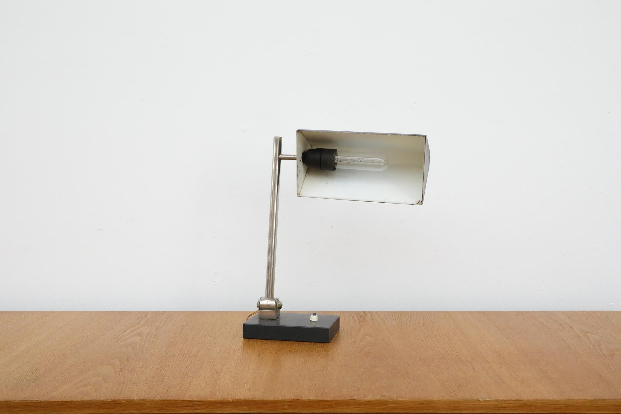 Dutch Desk Lamp by H. Busquet for Hala, 1950s 1
