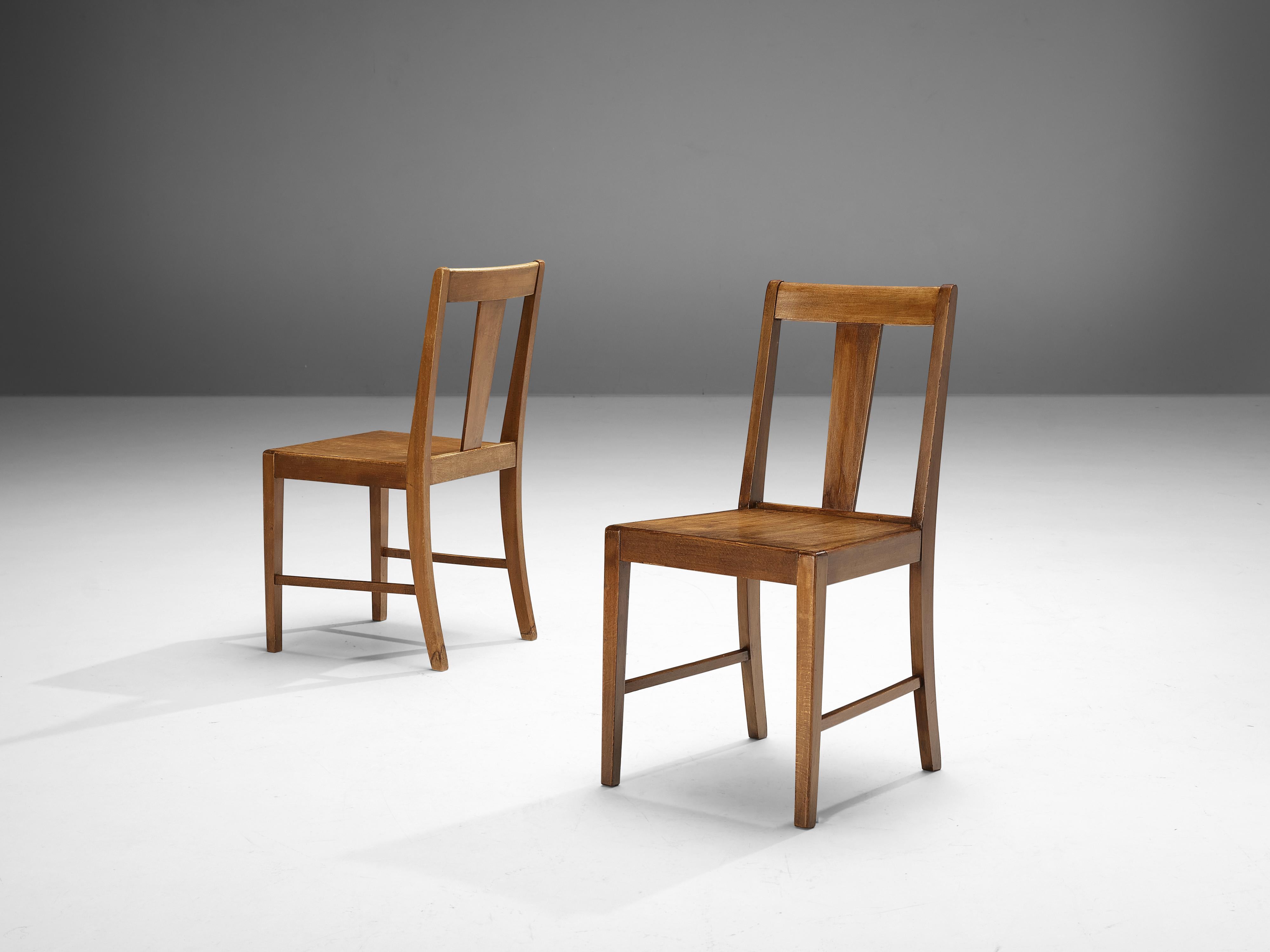 Dutch Dining Chairs in Wood For Sale 5
