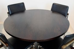 Dutch Dining Set with Pastoe Round Table and Fristho ‘Thereca’ Chairs
