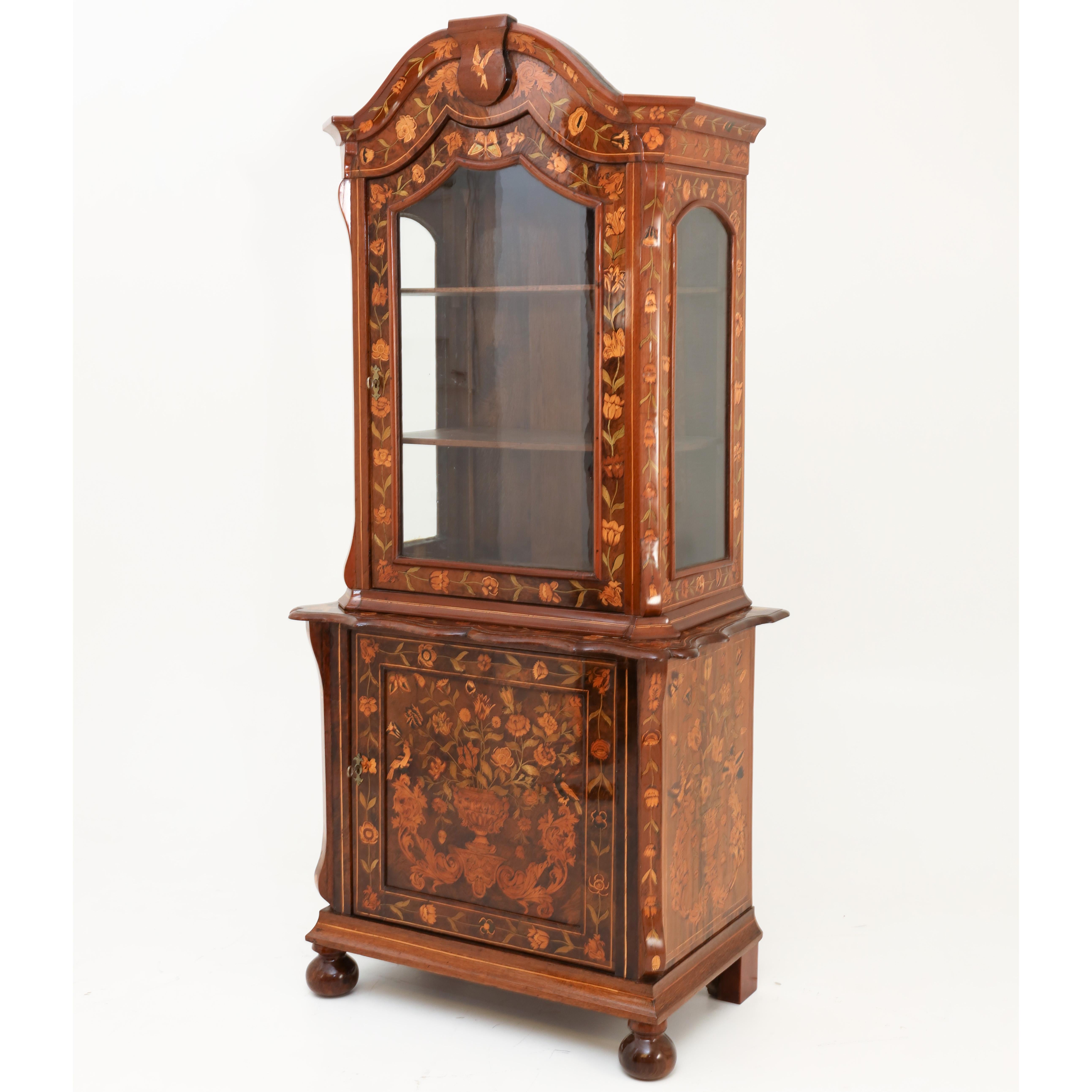 Cherry Dutch Display Cabinet, 19th Century