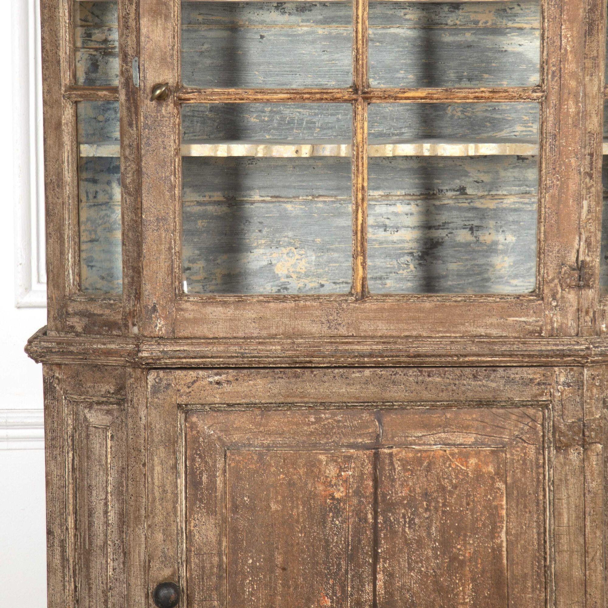 Baroque Dutch Display Cabinet For Sale