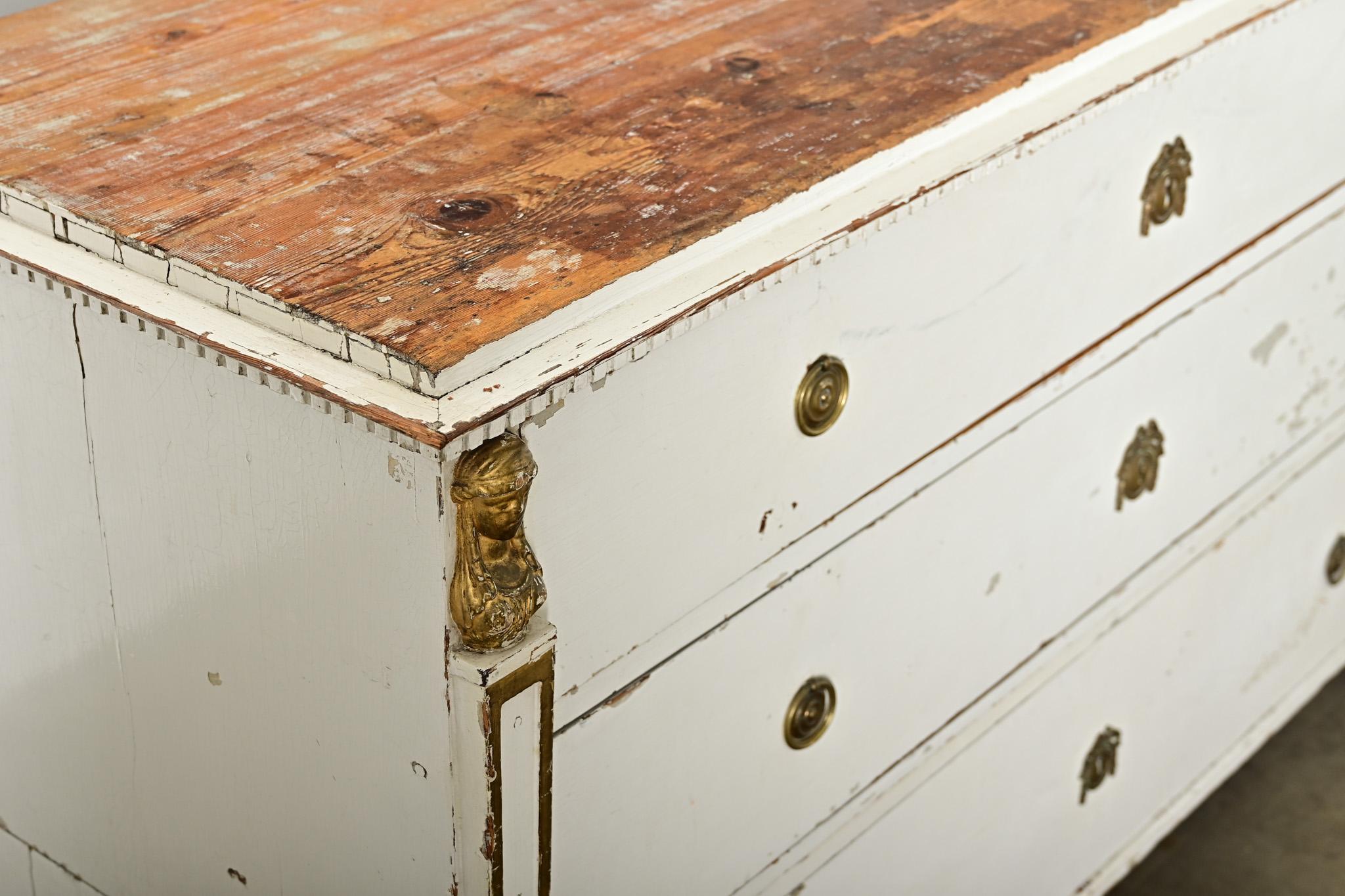 Néerlandais Commode Empire hollandaise du 19e siècle en vente