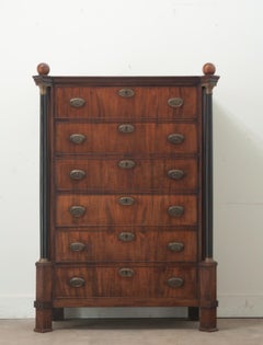 Dutch Empire Style 19th Century Tall Chest