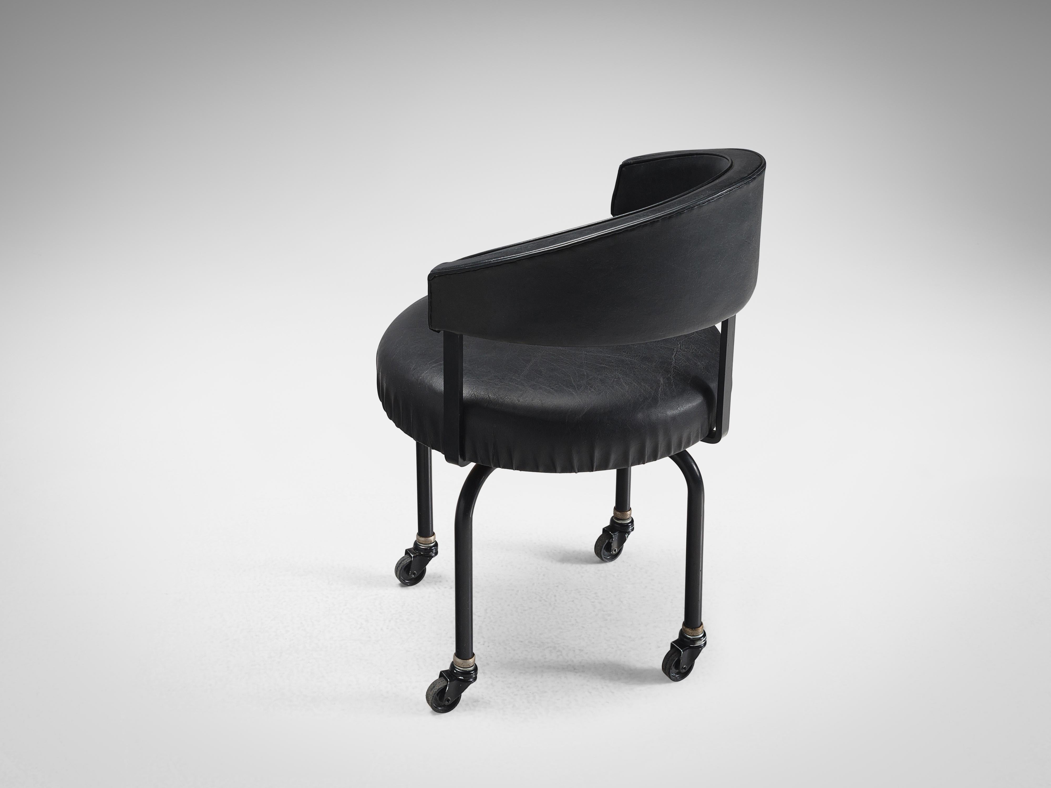 Metal Wim Den Boon Executive Chair  For Sale