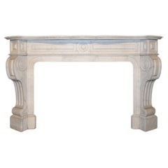 Antique 19th century Dutch Fireplace Mantel