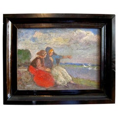 Dutch Flamen Painting on the Wood