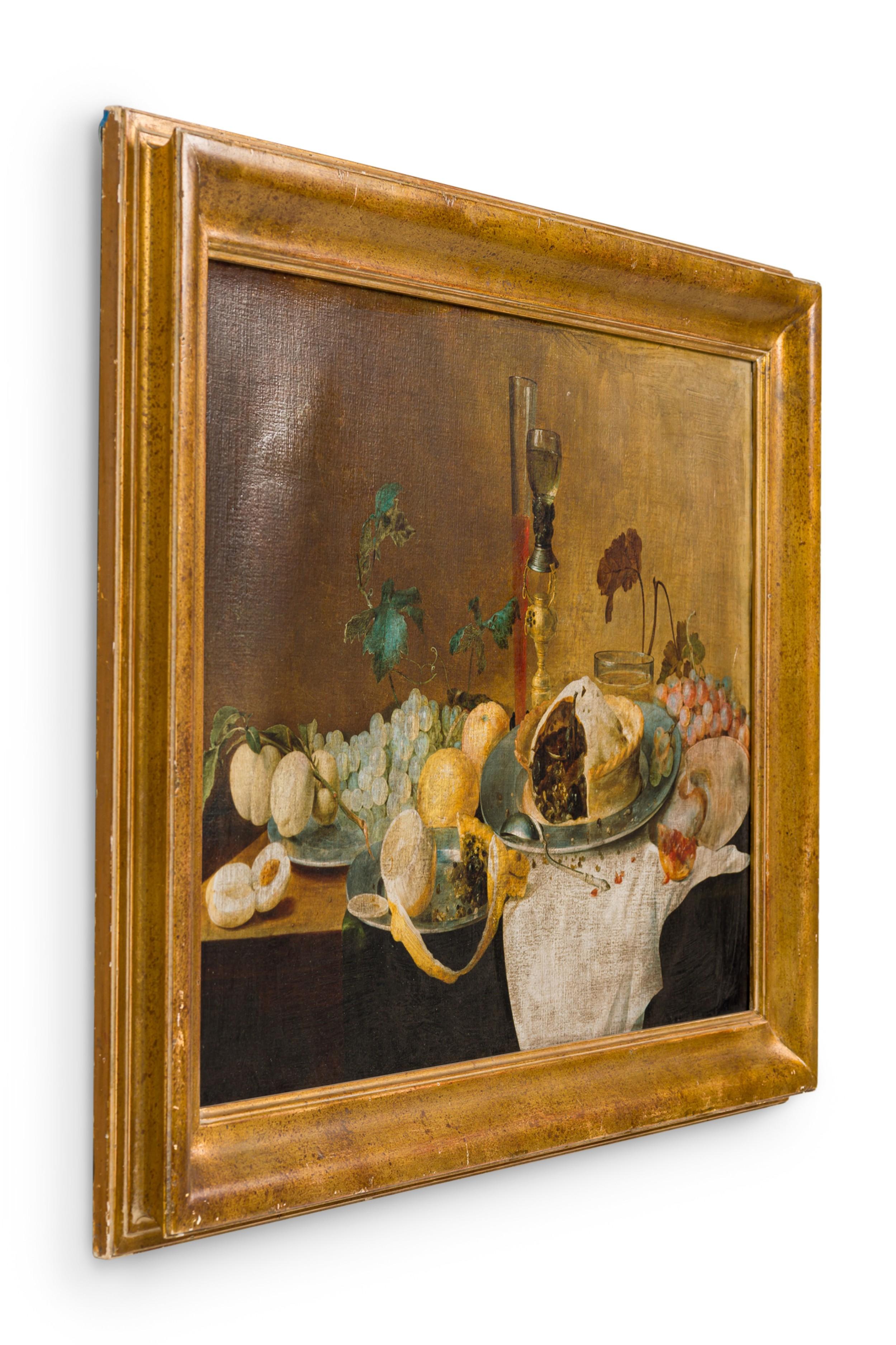 Copy of a Dutch Flemish still life painting titled 