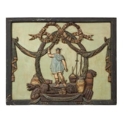 Antique Dutch Folk Art Trade Sign