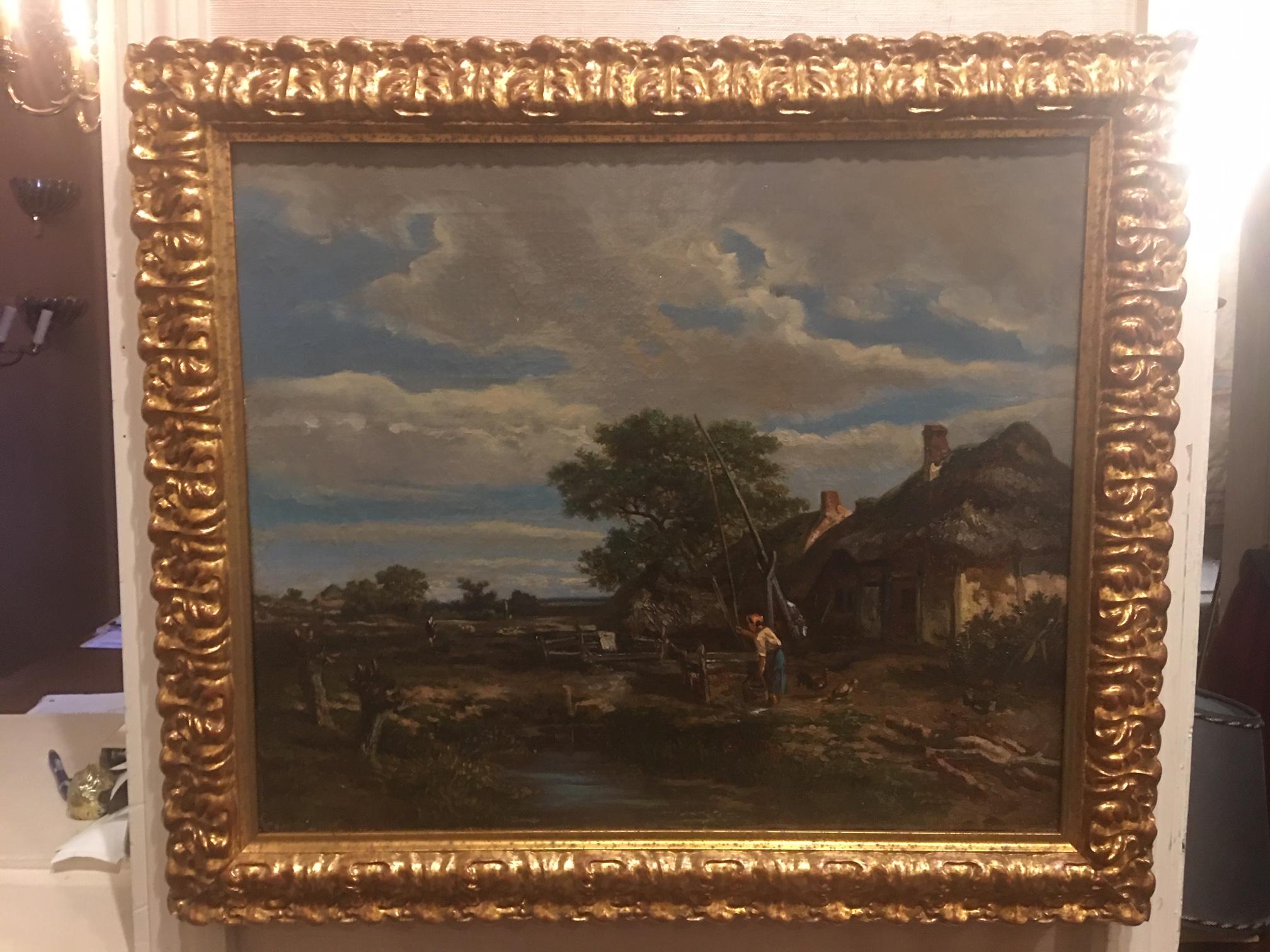 Dutch framed oil on canvas 