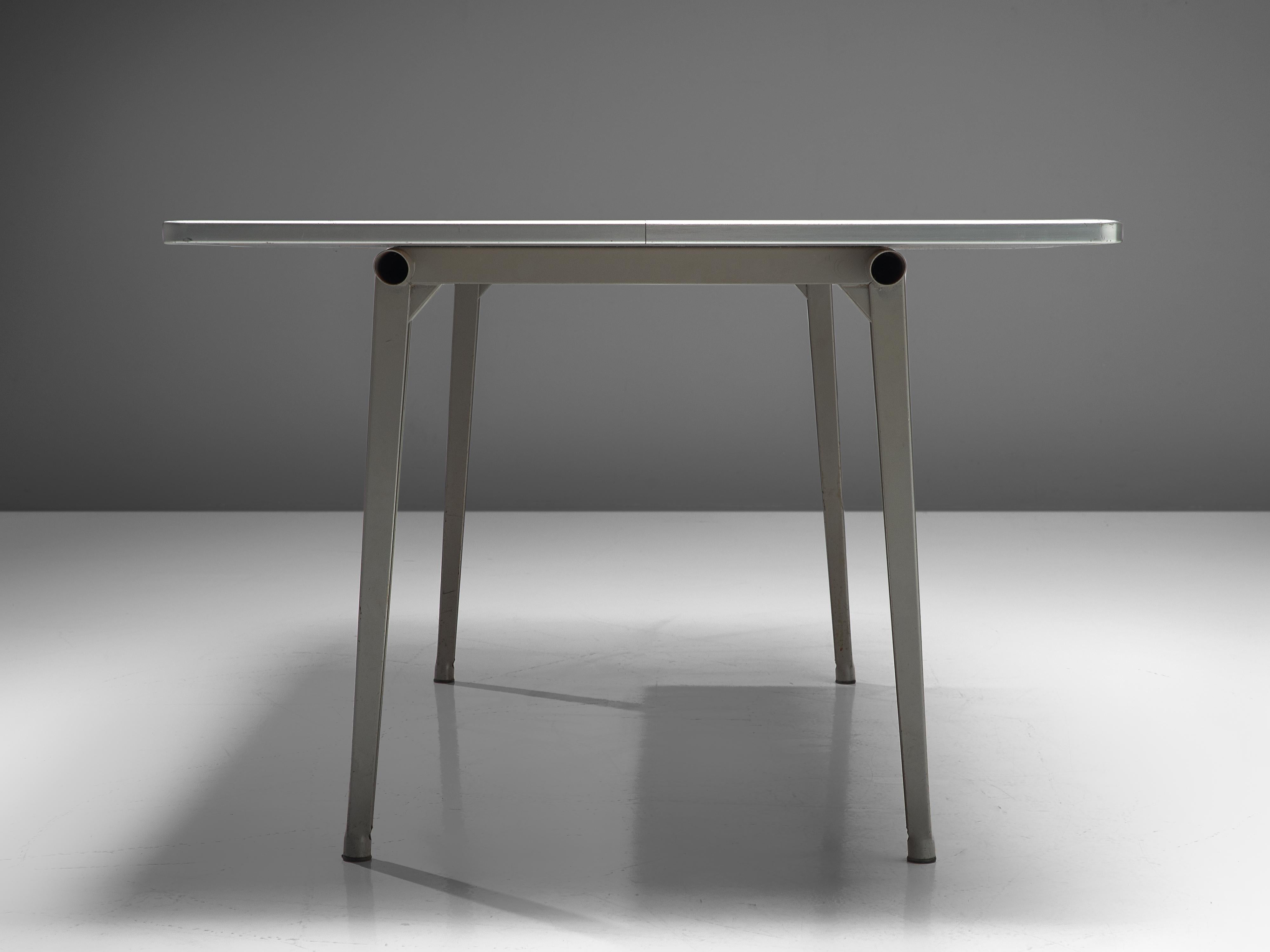 Dutch Friso Kramer Work Table in Metal 3