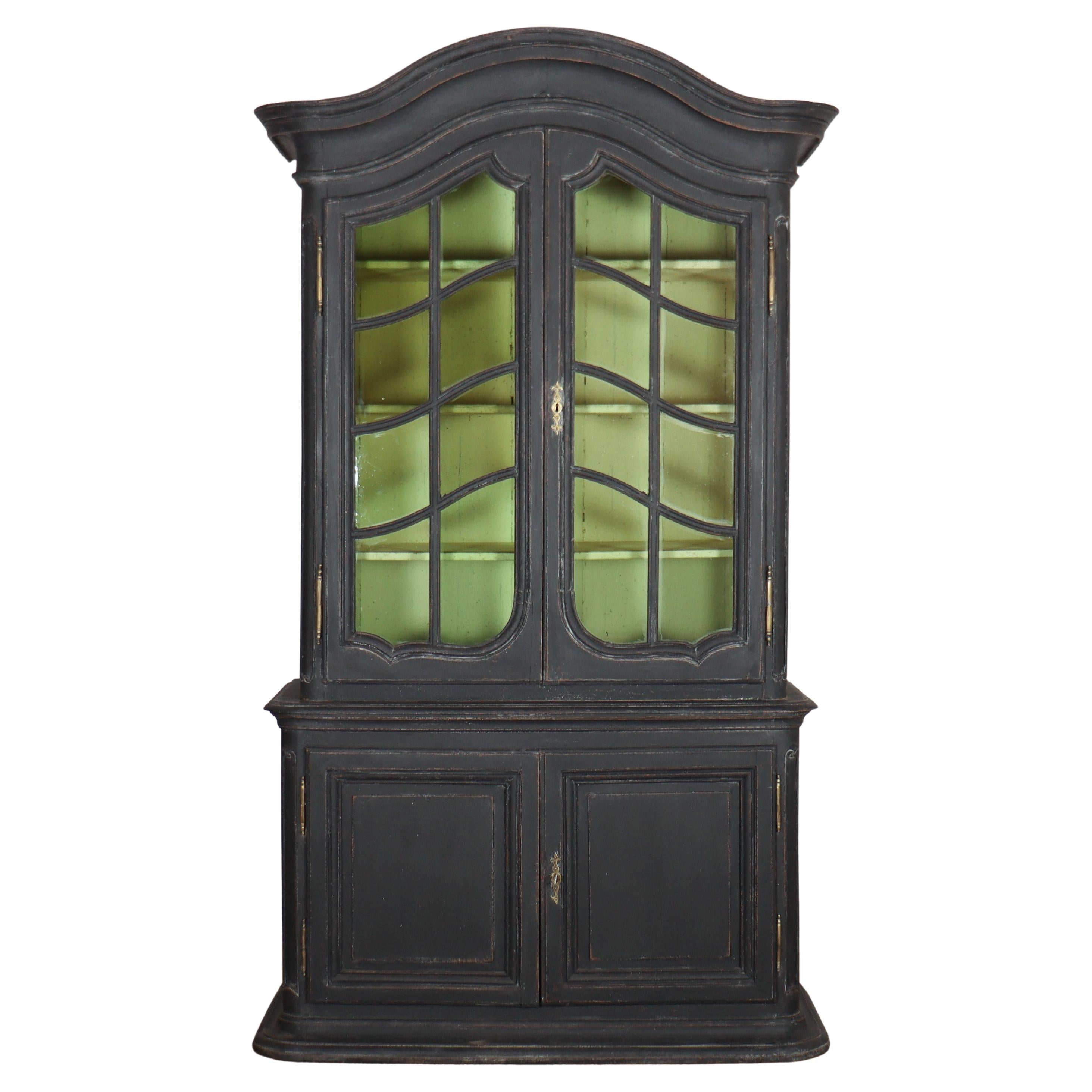 Dutch Glazed Display Cabinet For Sale