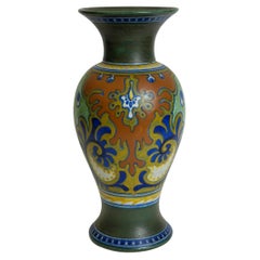 Dutch Gouda Ceramic Vase by Zuid, Rhodian Style, 1921 Netherlands