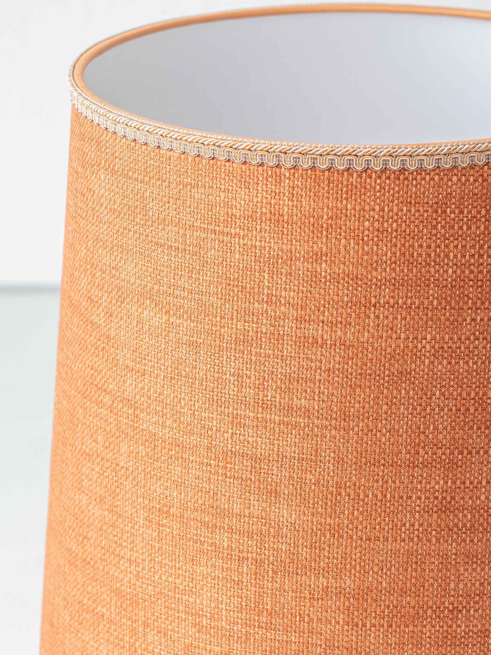 Pair of Colorful Art Nouveau Ceramic Table Lamps, 1918, New Lampshades For Sale 2