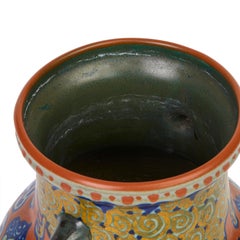 Niederländische Gouda Westland Vase mit zwei Griffen:: 1924