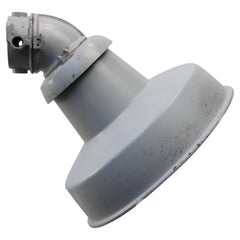 Dutch Gray 45º Industrielle Wandlampen aus Aluminium Scones