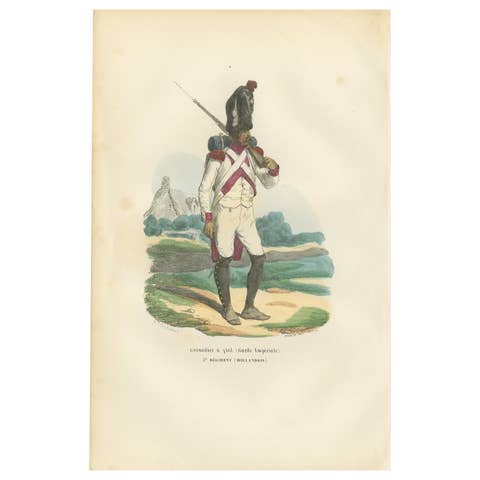 Dutch Grenadier, Imperial Guard of Napoleon – 3rd Dutch Regiment, 1843