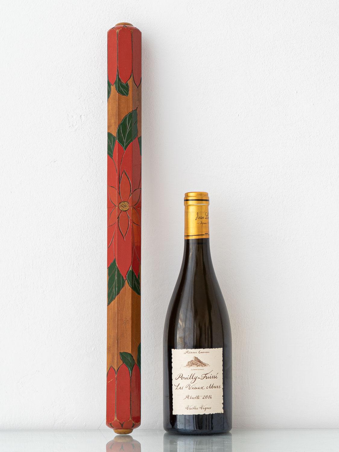 Dutch Hand-Carved Wooden Knitting Needle Case, Amsterdam School, circa 1920s For Sale 2