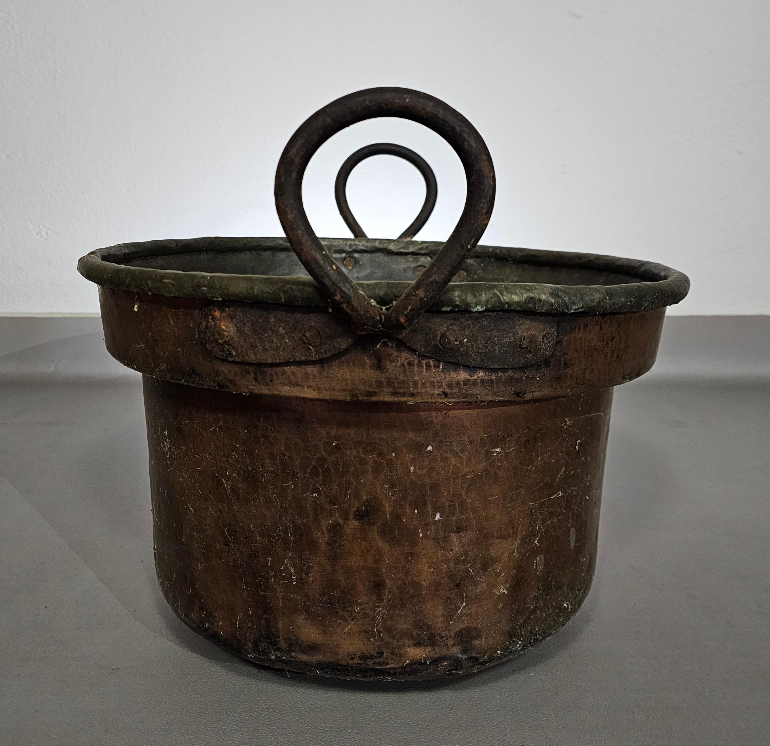  Dutch / Handled Fireplace - Copper / Brass - Bucket  For Sale 1