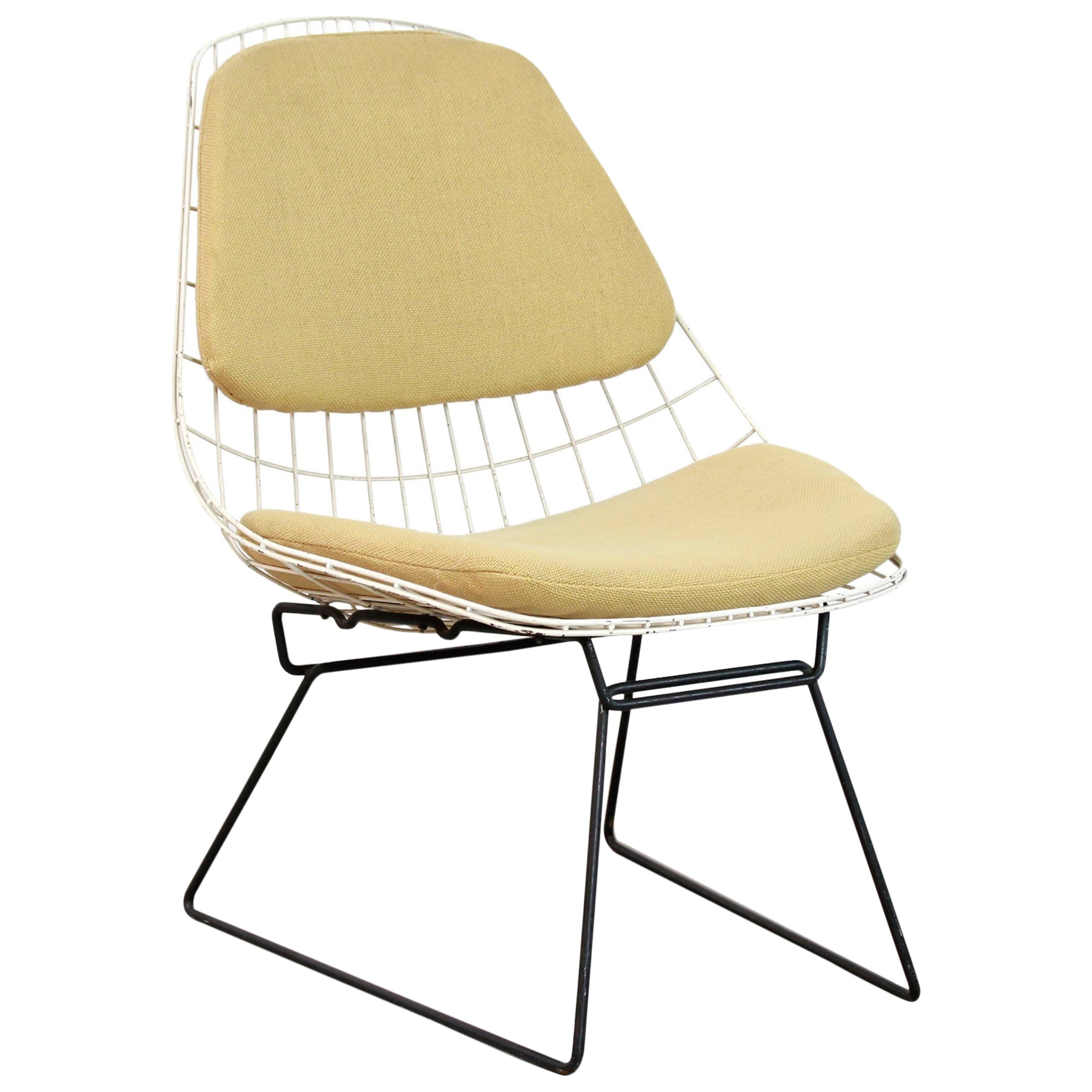 Dutch Industrial Pastoe FM05 Wire Chair by Cees Braakman, 1950s