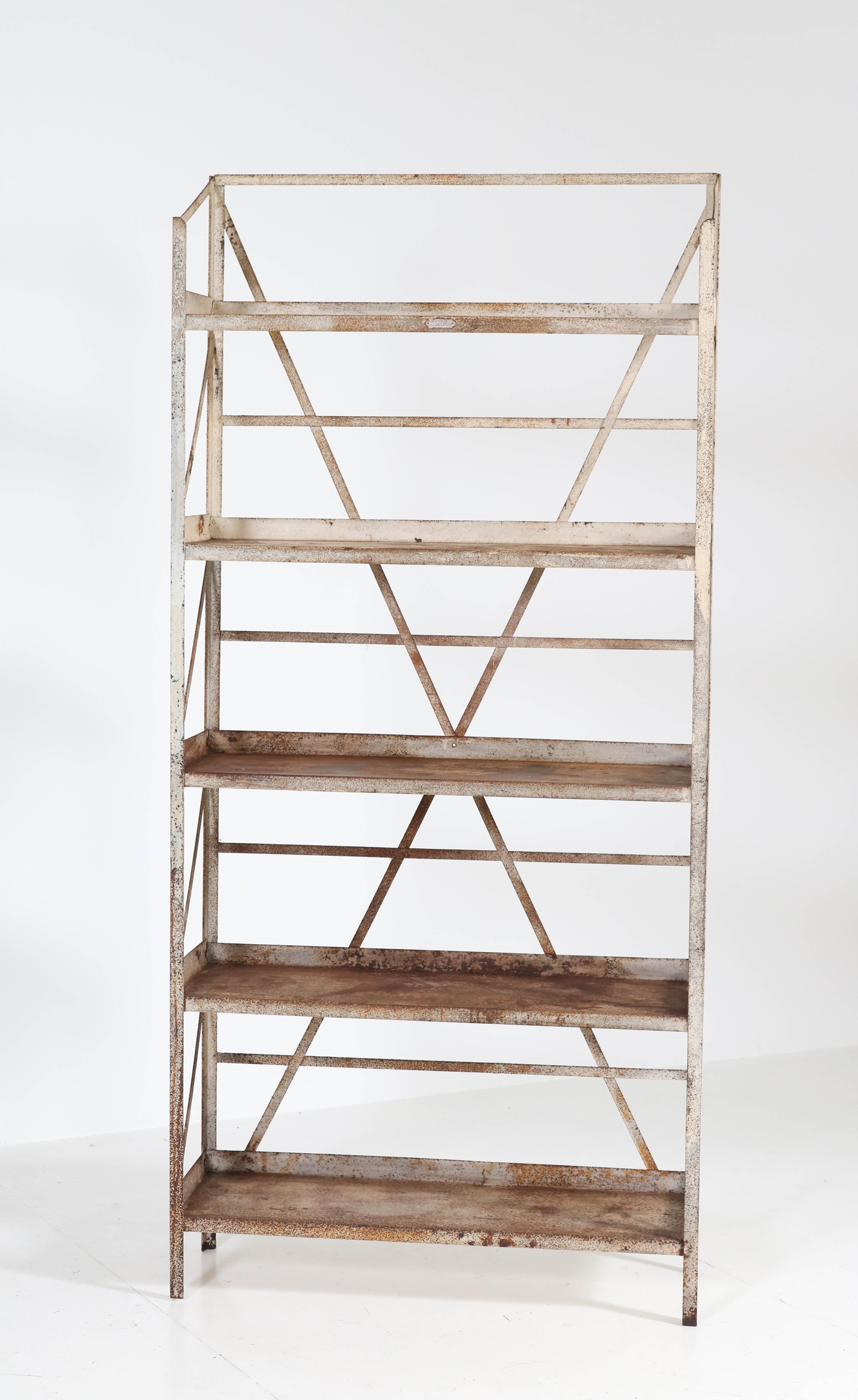 metal shelving unit