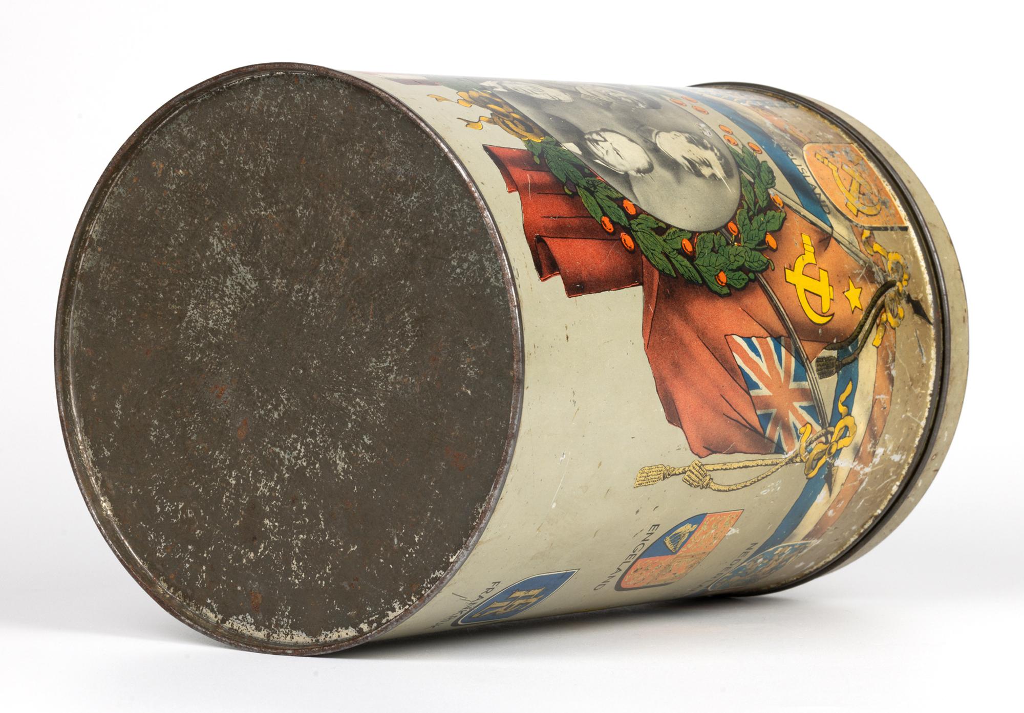Dutch Je Maintiendrai World War Two Peace Biscuit Tin For Sale 4