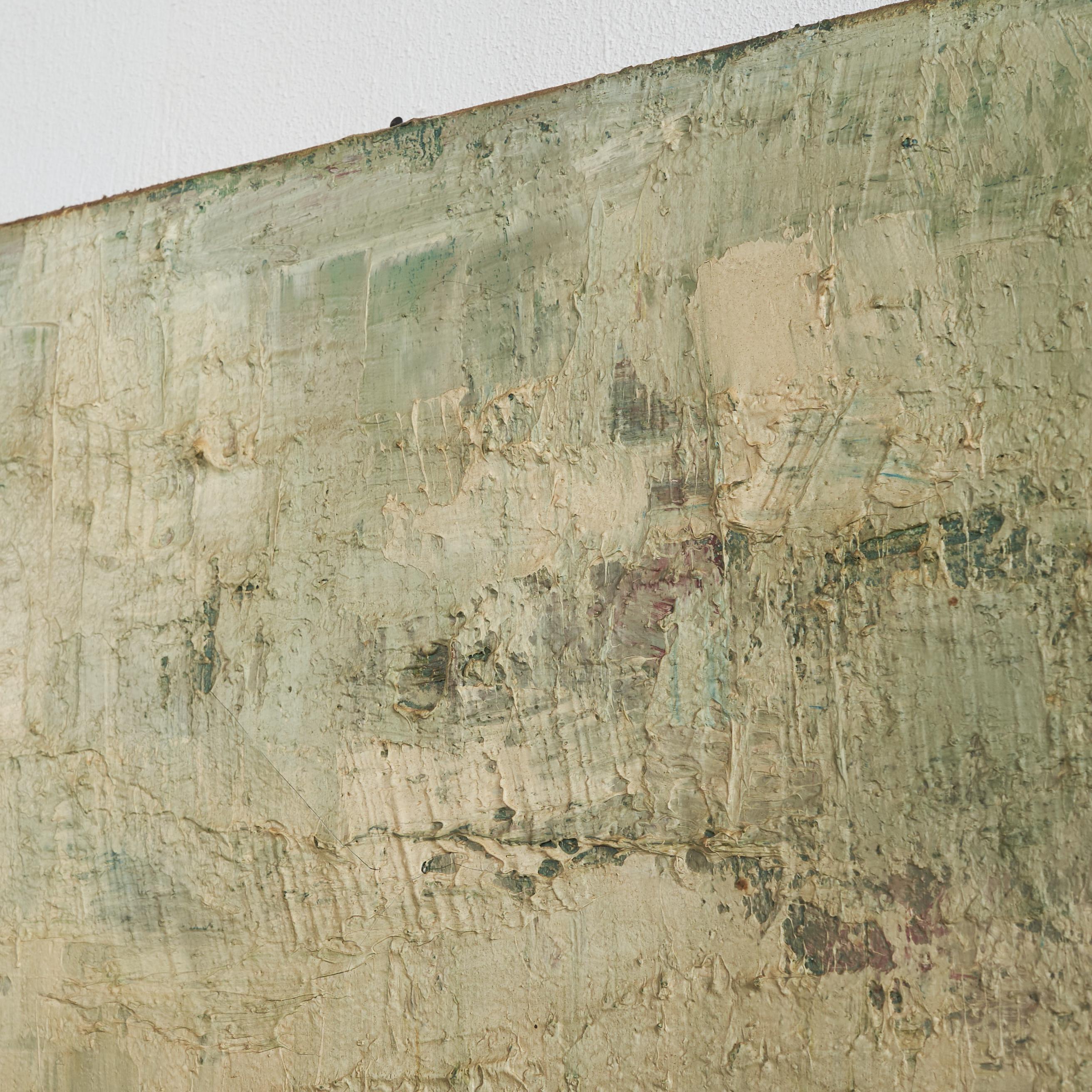 Niederländische Landschaft Öl auf Leinwand 1940er Jahre (20. Jahrhundert) im Angebot