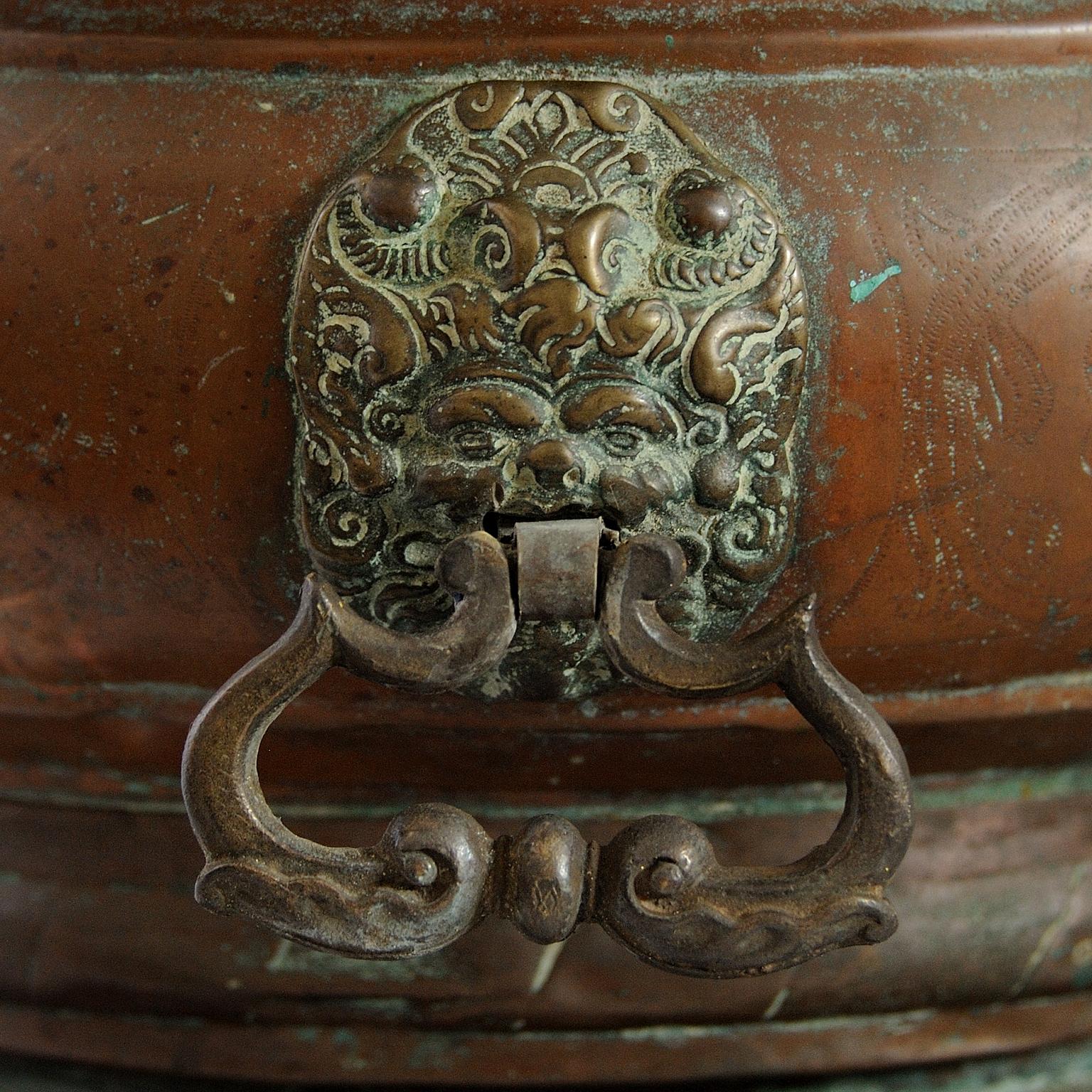 Dutch Late 17th Century Copper Wine Cooler, circa 1680-1720 For Sale 2