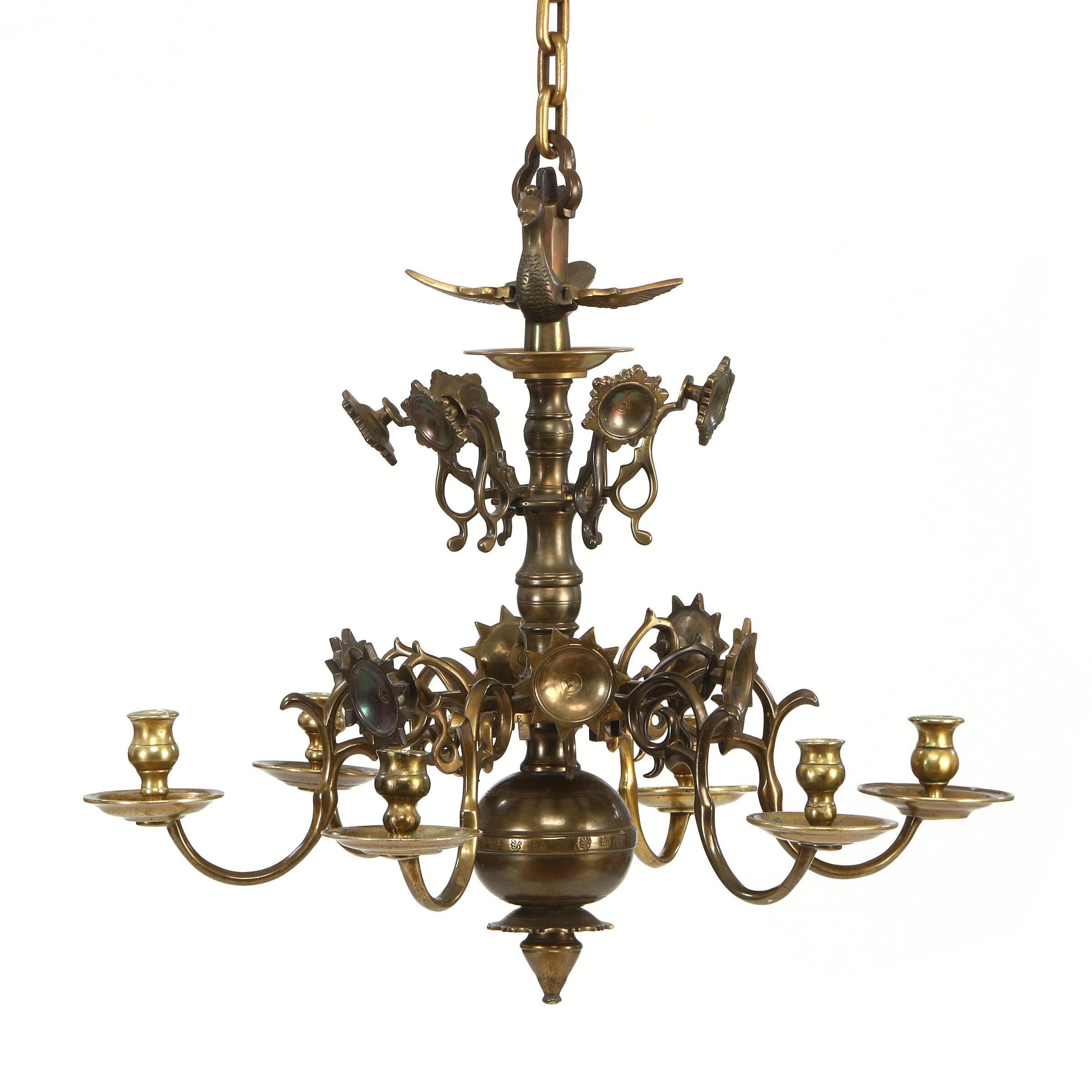 Dutch Late 19th Century Baroque Style Chandelier For Sale