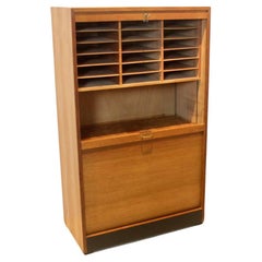 Dutch Library Office Storage Cabinet with Sliding Door