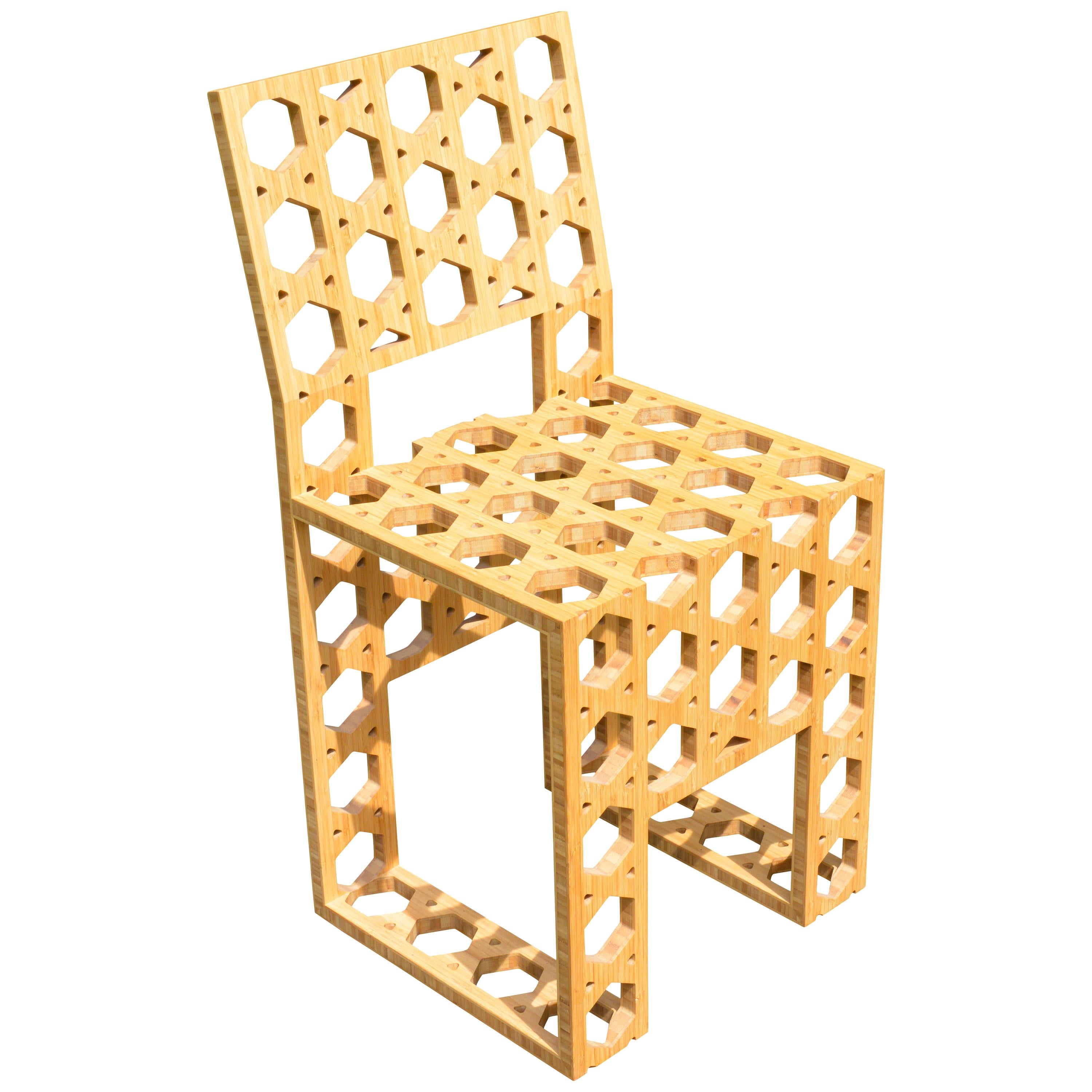 Dutch Lotte Van Laatum Kaguya-Hime Bamboo Side Chair, 2007 For Sale