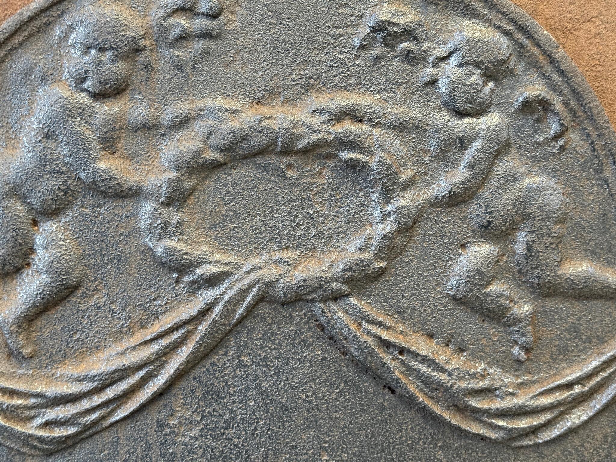 Dutch Louis XIV Period Fireback / Backsplash Depicting an 'Allegory of Peace' For Sale 4
