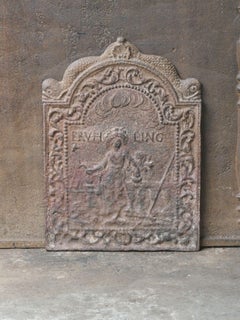 Dutch Louis XIV Period 'The Spring' Fireback / Backsplash, Early 18th Century