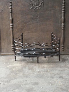 Dutch Louis XV Period Fireplace Grate or Fire Basket, 18th Century