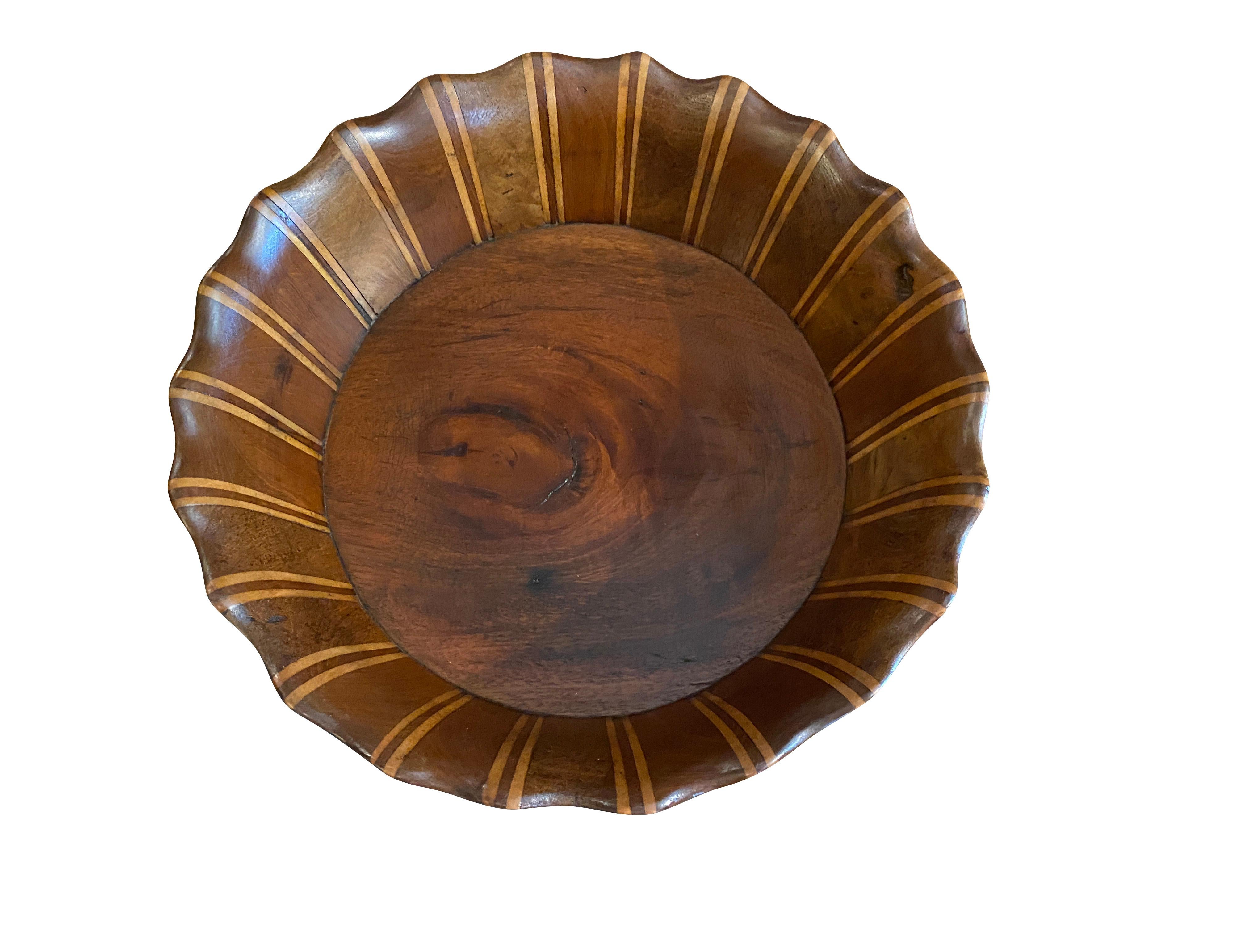 Dutch Mahogany And Copper Bound Centerpiece For Sale 1