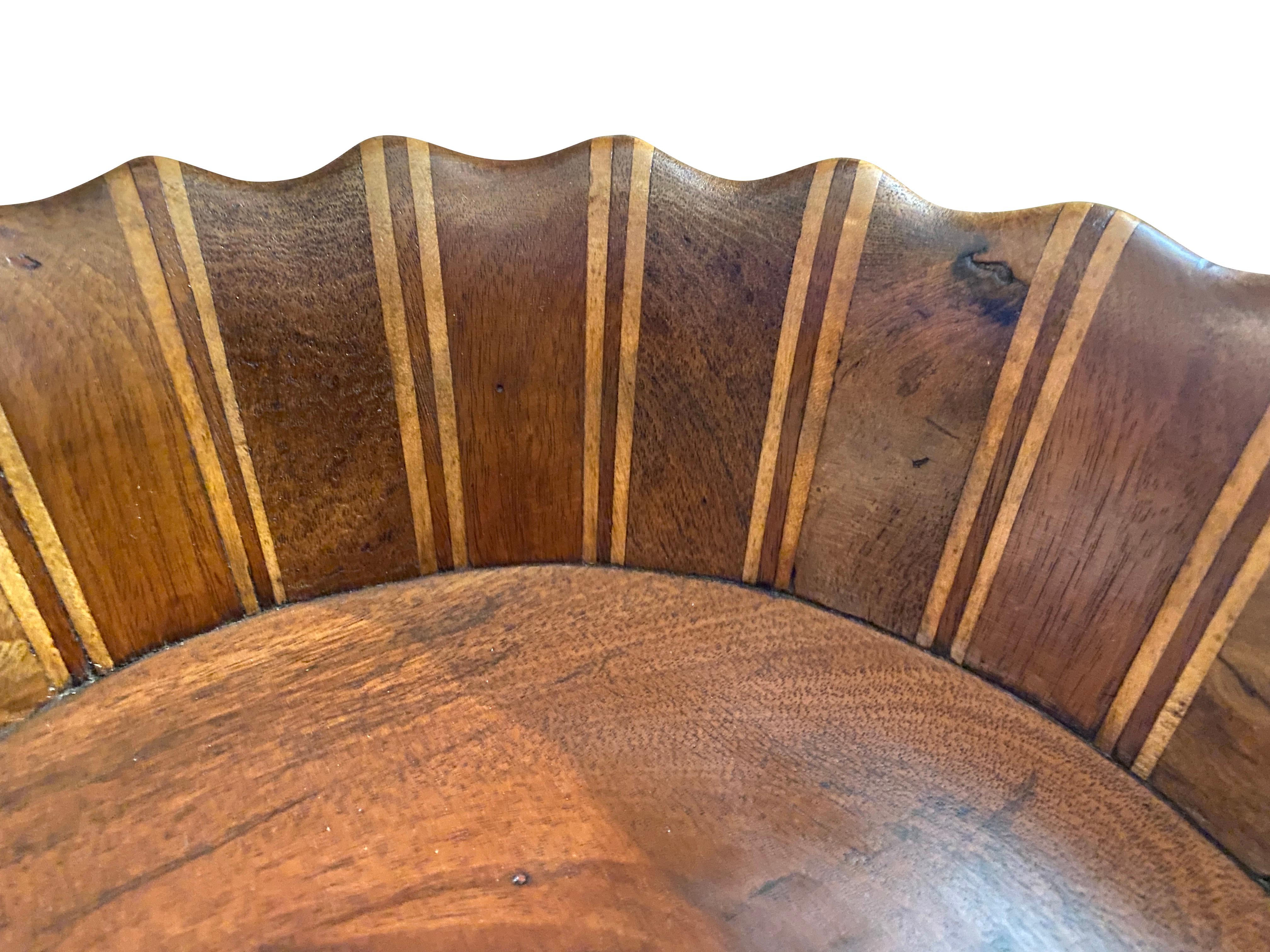Dutch Mahogany And Copper Bound Centerpiece For Sale 2