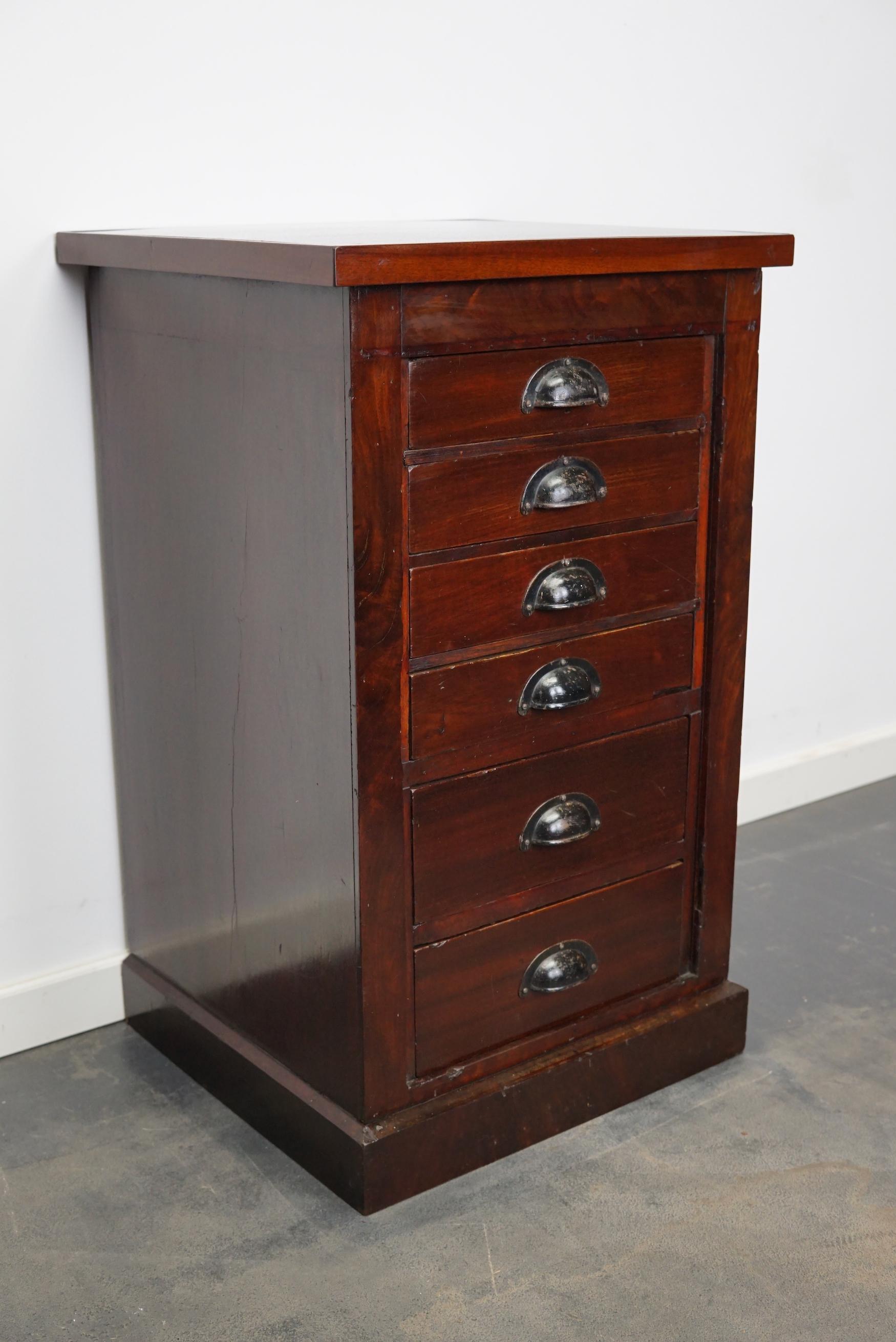 Dutch Mahogany Apothecary Cabinet, 1930s For Sale 5