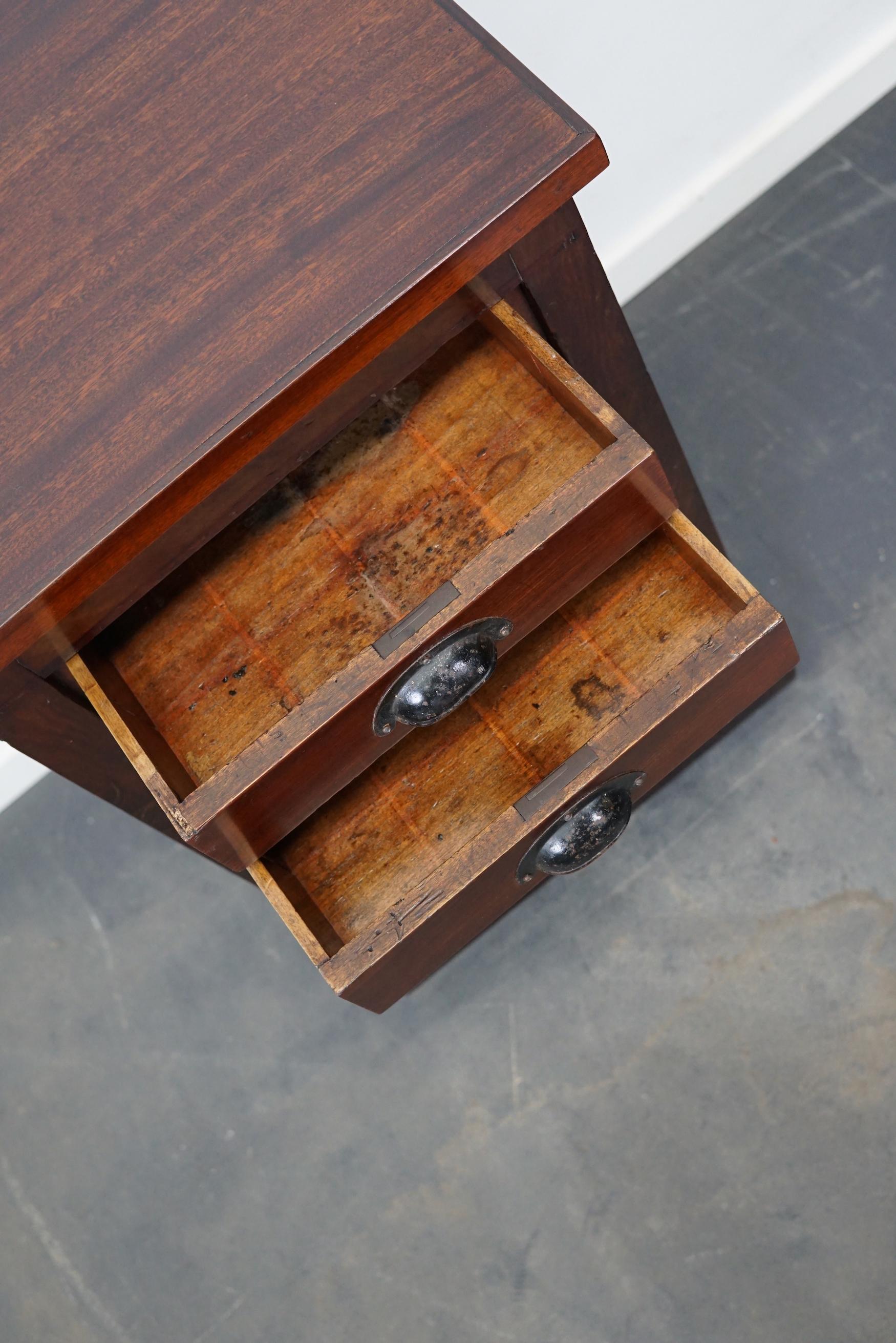 Dutch Mahogany Apothecary Cabinet, 1930s For Sale 6