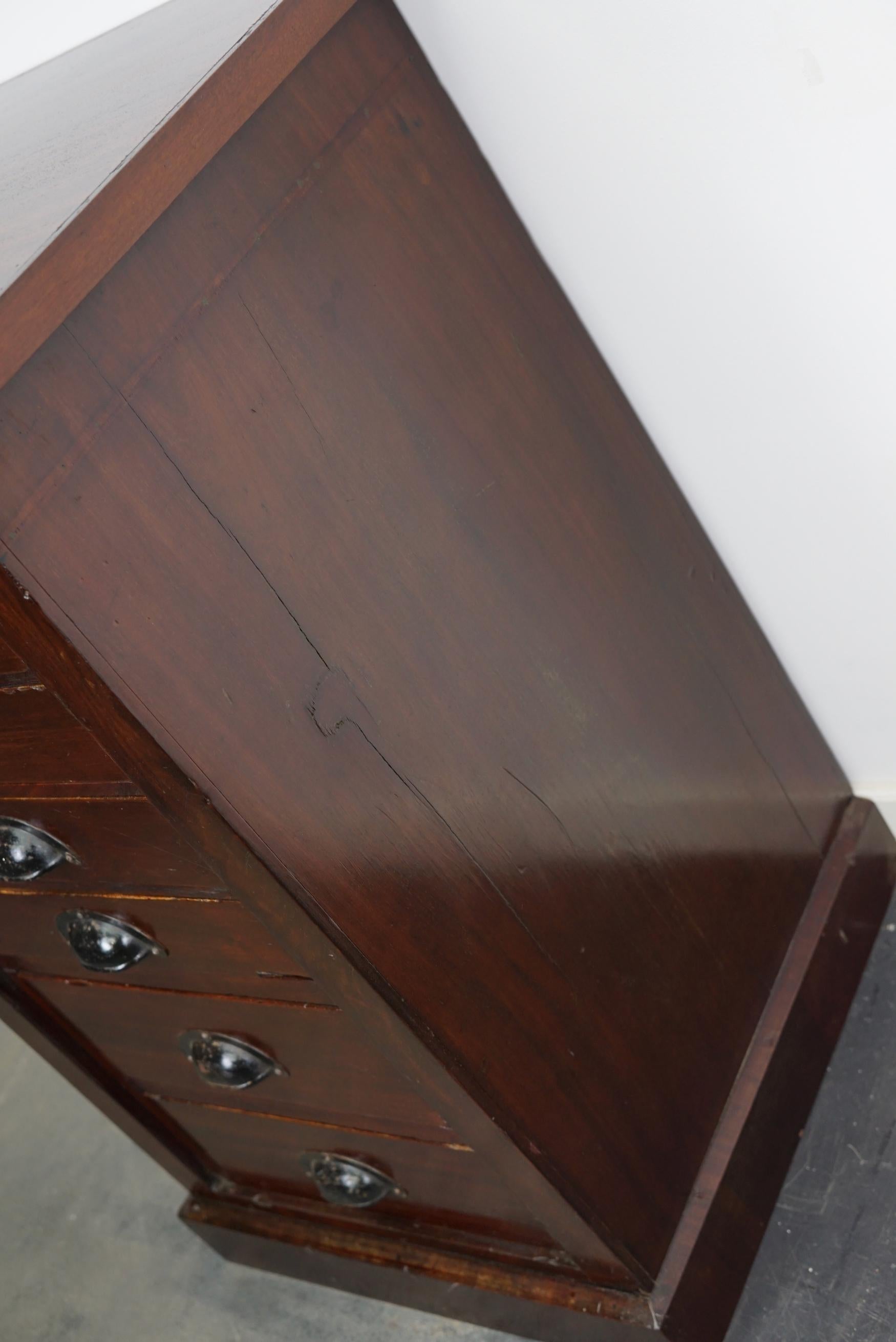 Dutch Mahogany Apothecary Cabinet, 1930s For Sale 2