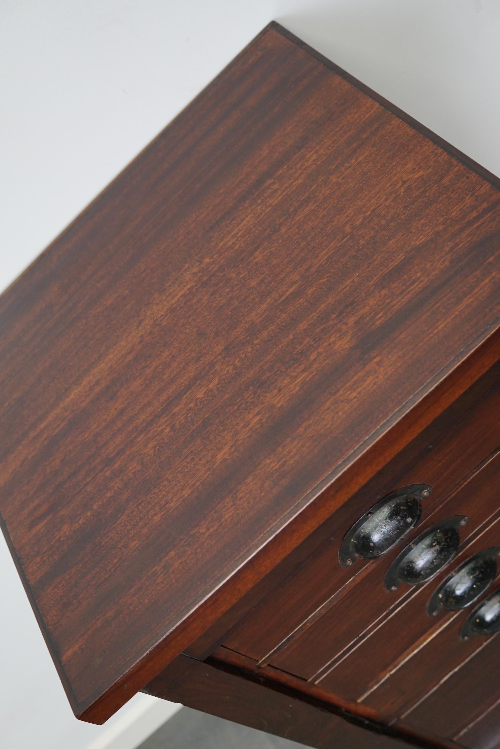 Dutch Mahogany Apothecary Cabinet, 1930s For Sale 4