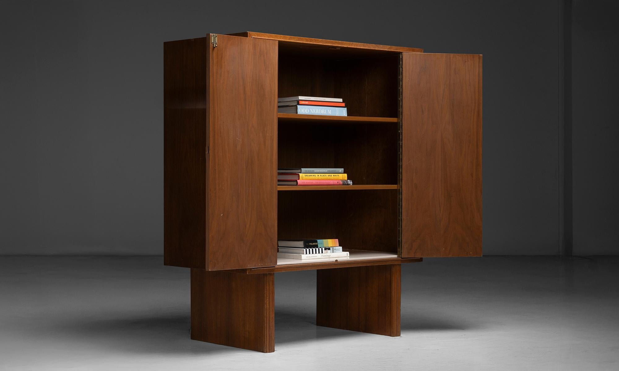 Mid-Century Modern Cabinet hollandais en acajou, Danemark 1950 en vente