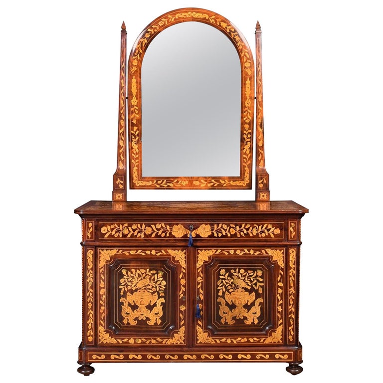 Dutch Mahogany Dressing Table For Sale at 1stDibs