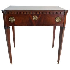 Antique Dutch Mahogany Side Table, circa 1810