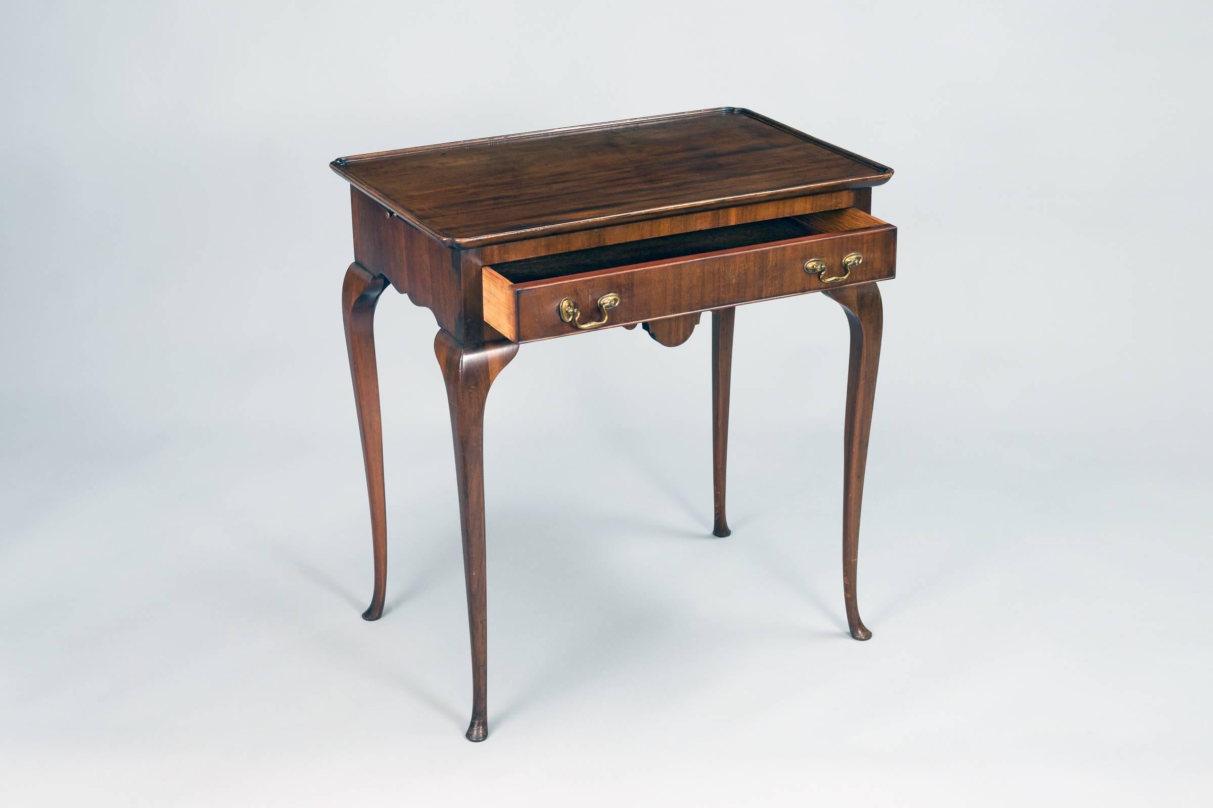 Dutch Mahogany Tray-Top Tea Table, circa 1830 For Sale 1