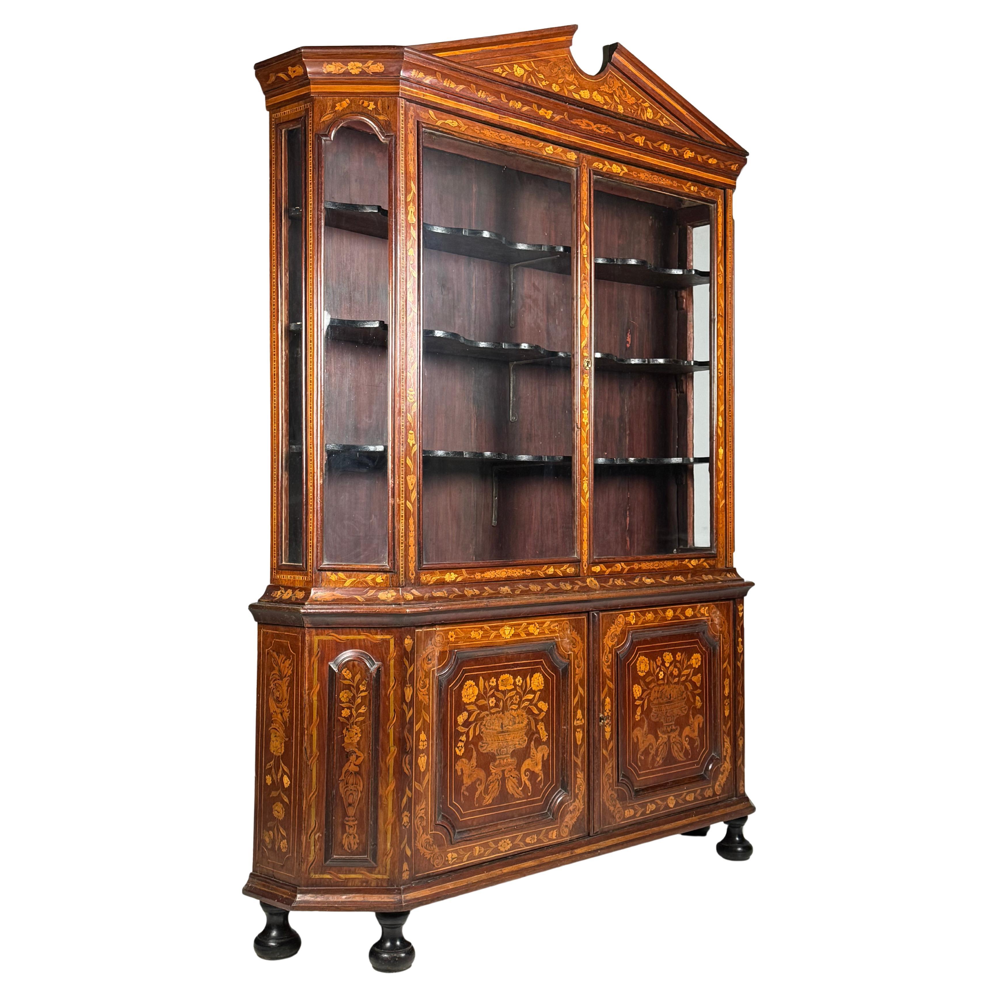 Armadio olandese intarsiato 1760-1780