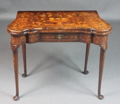 Dutch Marquetry Card Table